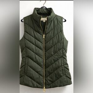 KORS Michael Kors Olive Quilted Vest